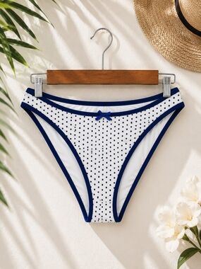 PINK Victoria's Secret NWT Polka Dot Bikini Bottom XXL